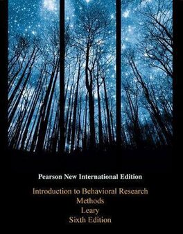 9781292020273 | Introduction to Behavioral Research Methods