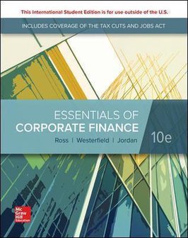 ISE Essentials of Corporate Finance | 9781260565560