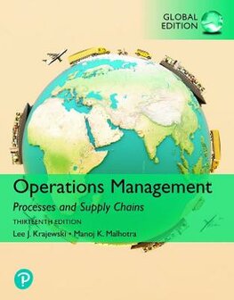 9781292409863 | Operations Management: Processes and Supply Chains