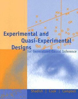 9780395615560 | Experimental and Quasi-Experimental Designs for Generalized Causal Inference