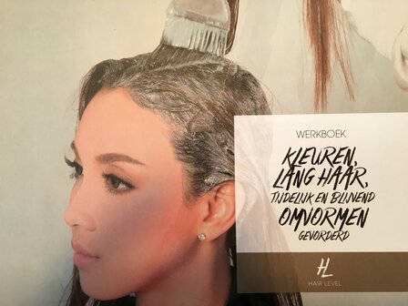9789491277641 | Hair Level werkboek Kleuren, Lang haar, Tijdelijk en Blijvend omvormen gevorderd