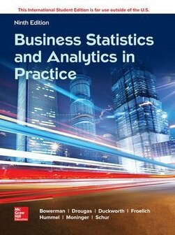 9781260287844 | ISE Business Statistics and Analytics in Practice