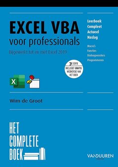 9789463561372 | Het complete boek - Het Complete Boek: Excel VBA voor professionals, 3e editie