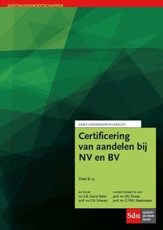 9789012398640 | Ondernemingsrecht B.19 - Certificering van aandelen