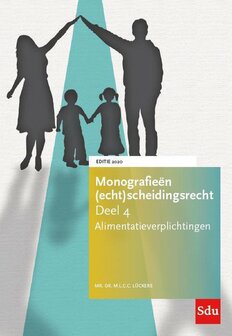 9789012404273 | Monografieen (echt)scheidingsrecht 4 - Alimentatieverplichtingen. Editie 2020