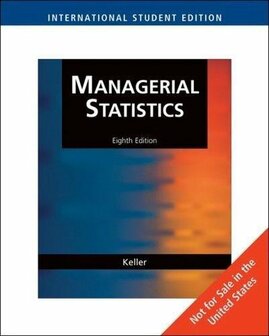 9780324569551 | Managerial Statistics, International Edition