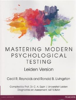 9781784476052 | Mastering Modern Psychological Testing