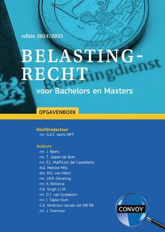 9789463174466 | Belastingrecht voor Bachelors en Masters 2024|2025 Opgavenboek