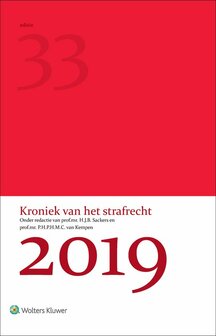 Kroniek van het strafrecht 2019 | 9789013158632