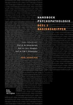 Handboek Psychopathologie 1 druk 4 | 9789031353095