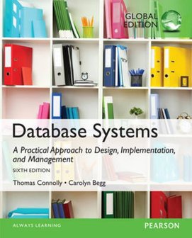 9781292061184 | Database Systems A Practical Approach to Design, Implementation, and Management, Global Edition
