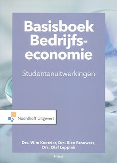 9789001889197 | Basisboek bedrijfseconomie-studentenuitwerkingen