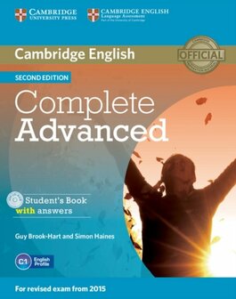 9781107688230 | Complete Advanced Student&#039;s Book Pack (Student&#039;s Book with Answers with CD-ROM and Class Audio CDs (2))