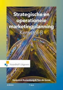 9789001899936 | Strategische en operationele marketingplanning-Kernstof B